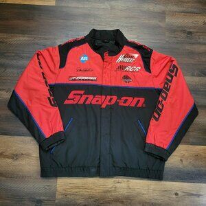 SNAP-ON JACKET DALE EARNHARDT DOUG HERBERT ASE NASCAR RACING ZIPPERED COAT
